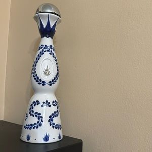 Empty Clase Azul tequila bottle